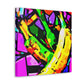 Bananna Pop Explosion - Canvas