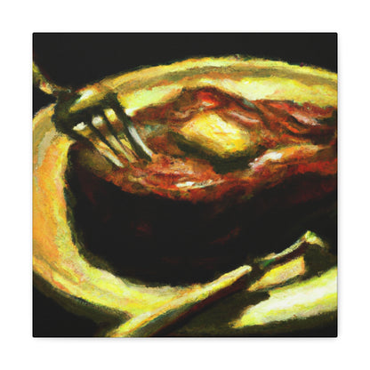 Meaty Impressionist Feast - Canvas