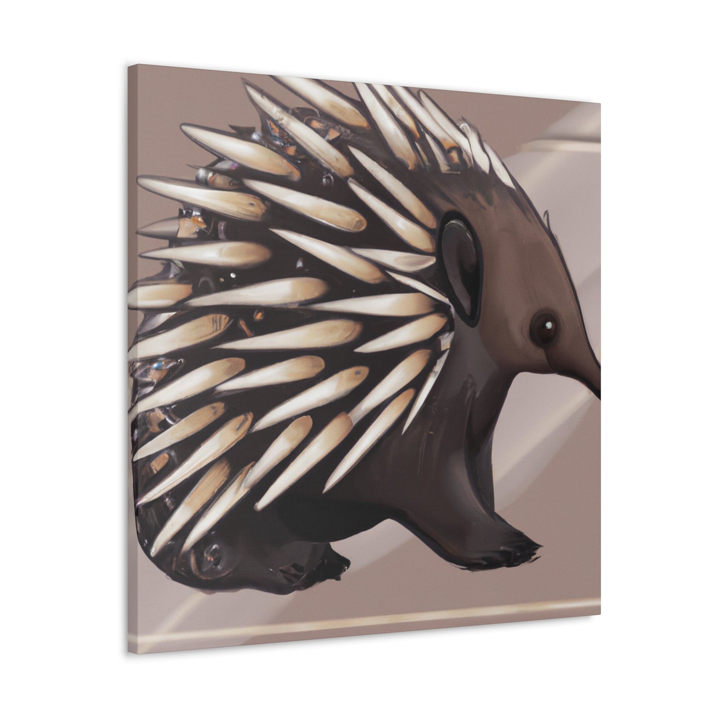 "Echidna in Art Deco" - Canvas