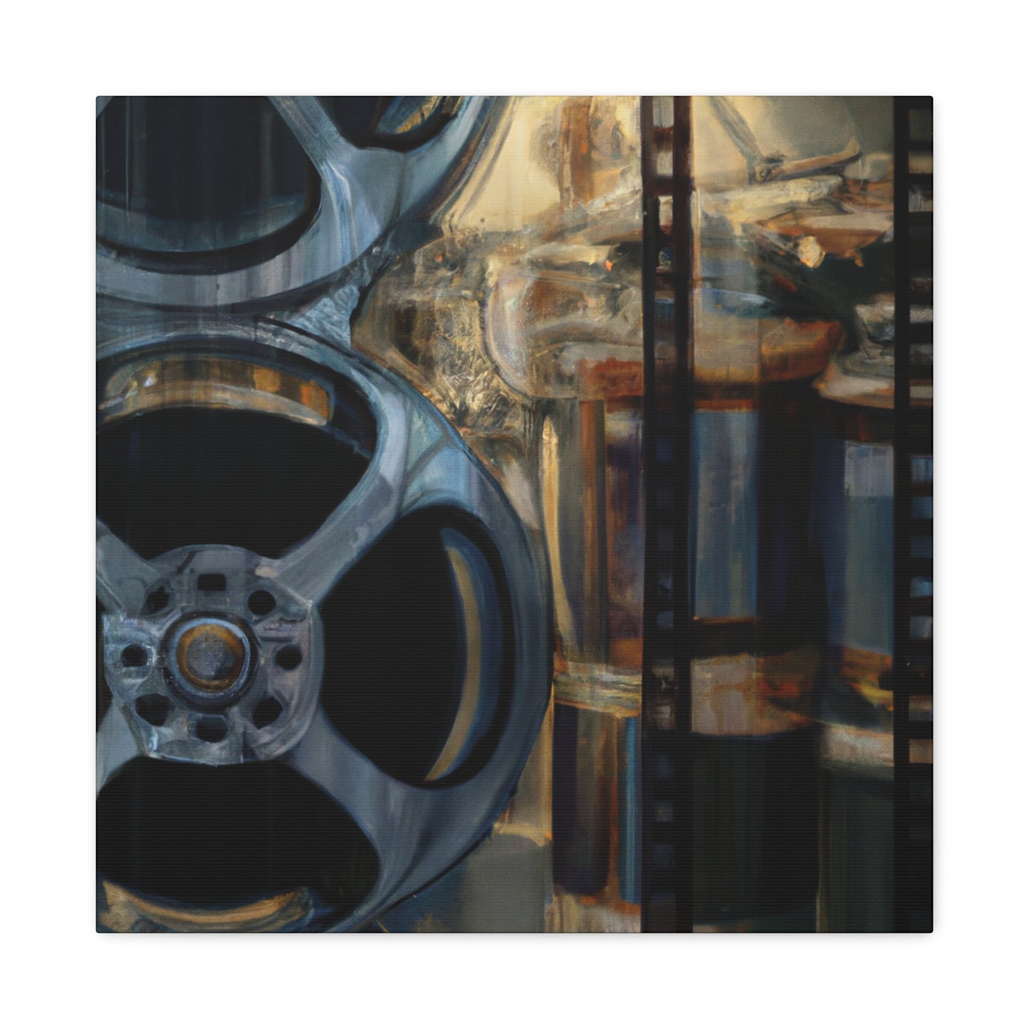 "Cinematic Movie Reel" - Canvas