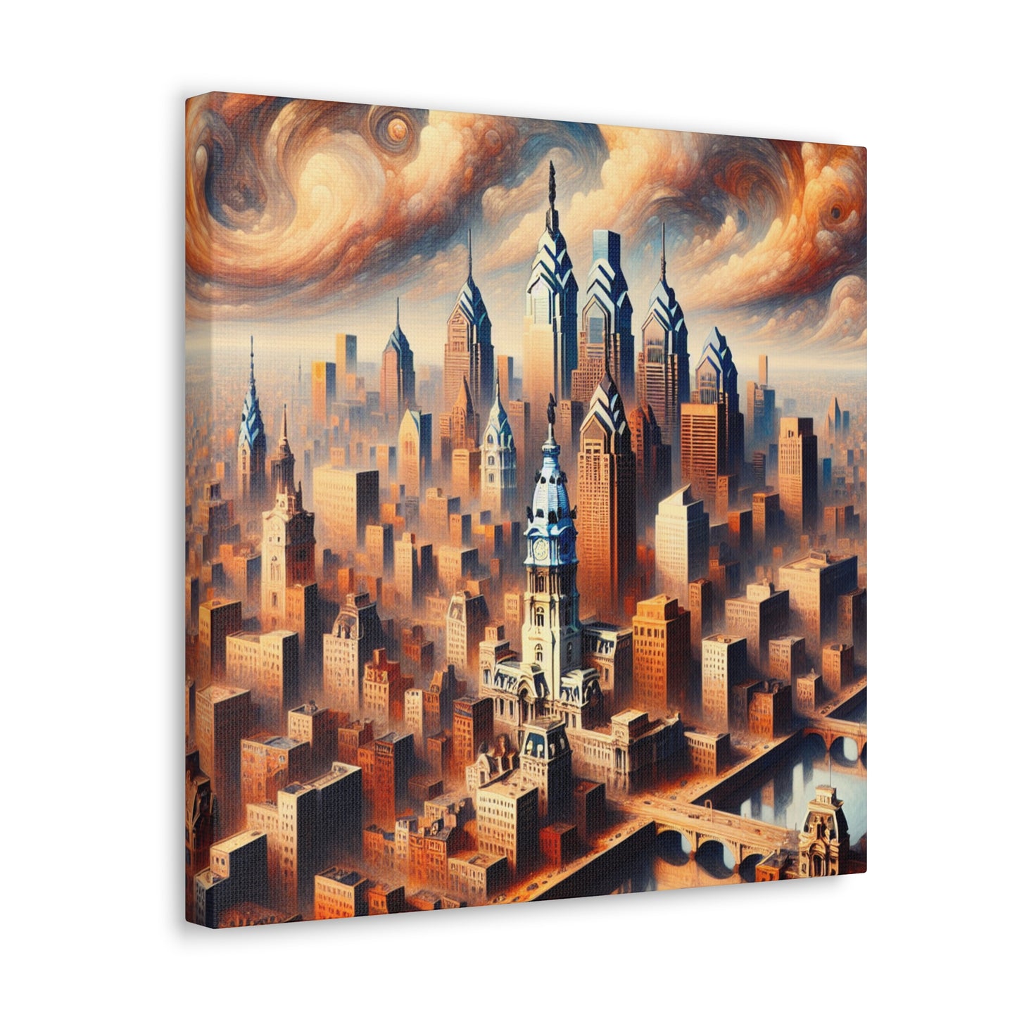 "Philly Dreamscape Unveiled" - Canvas