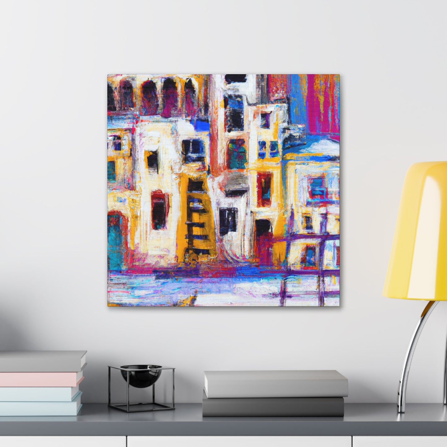 "Mediterranean Abstraction Views" - Canvas