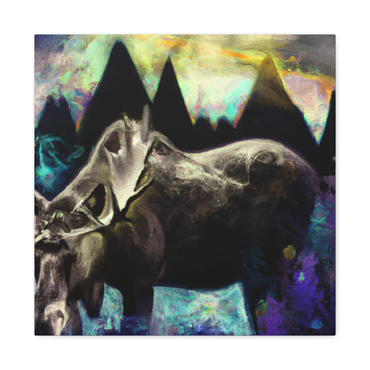 Moose Uncharted Territory - Canvas