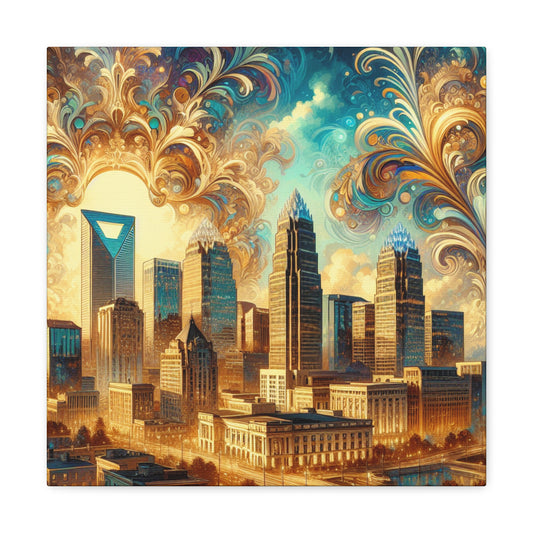 "Charlotte's Opulent Southern Charm" - Canvas