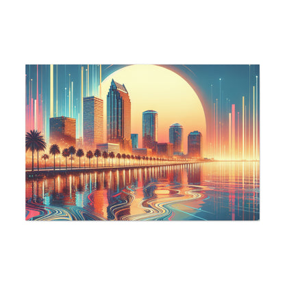 "Transcending Tampa's Essence" - Canvas