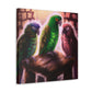 Parrots in Nebulae - Canvas