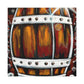 "Aging Whiskey Barrells" - Canvas