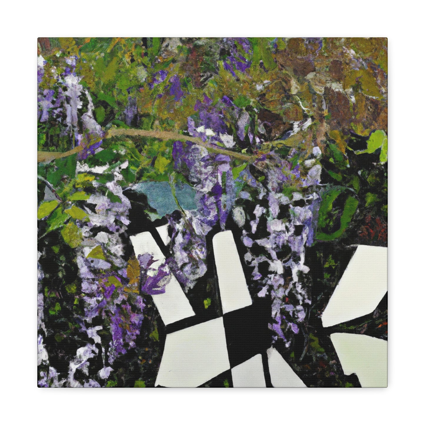 "Wisteria in Bloom" - Canvas