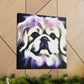 Pekingese Night Illumination - Canvas