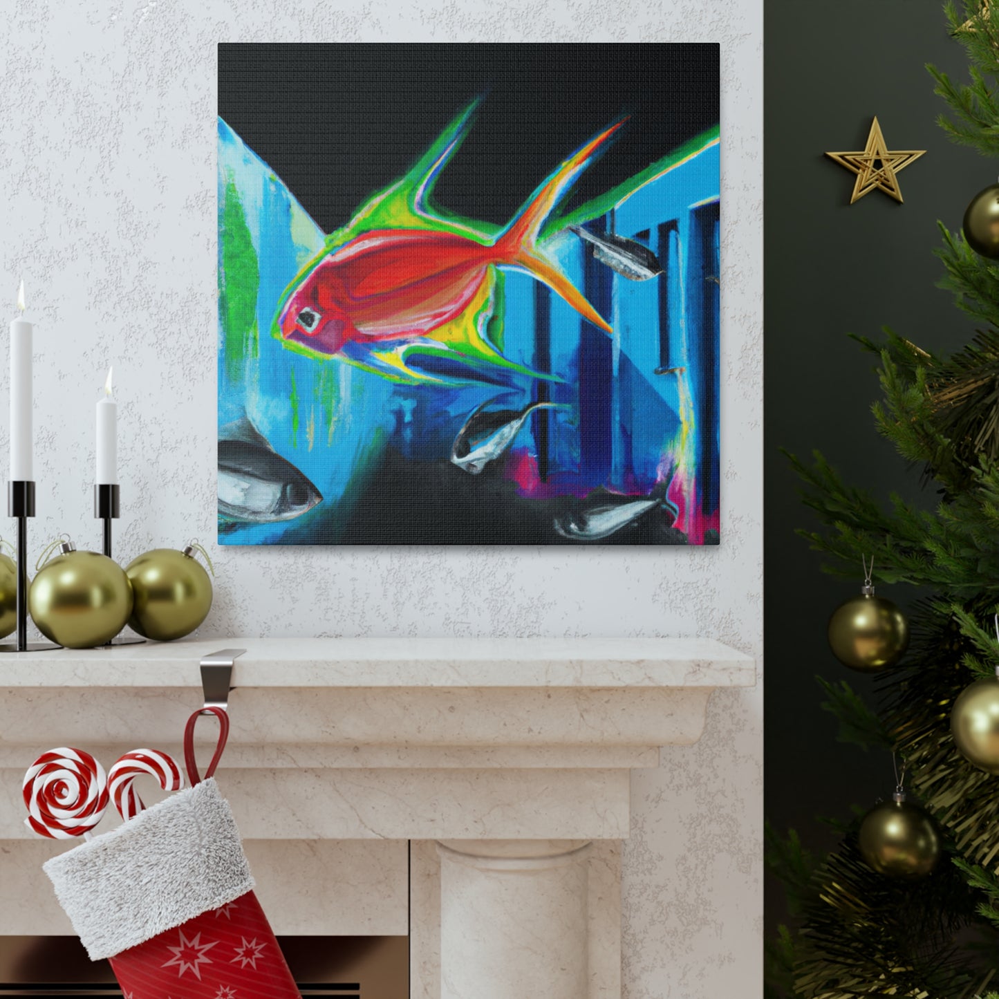 Neon Tetra Radiance - Canvas