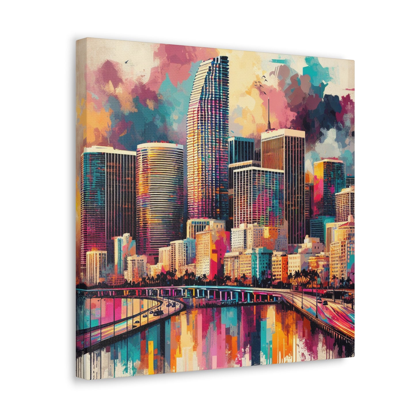 Magic City Vivid Expression - Canvas