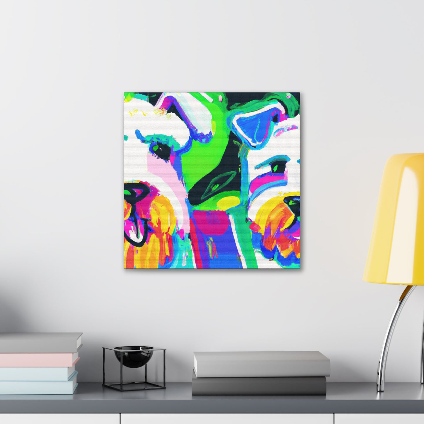 Maltese Majesty Abstraction - Canvas