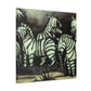 "Zebra in Expressionism" - Canvas