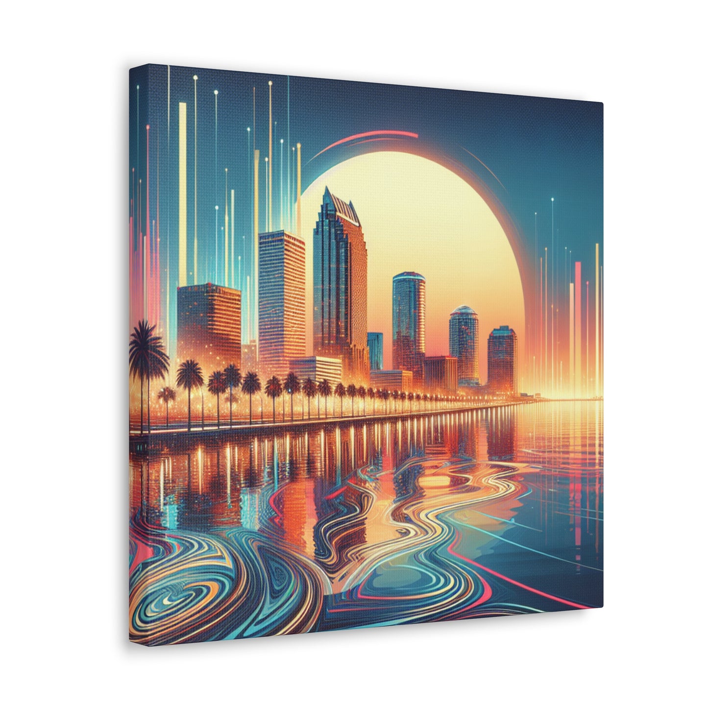 "Transcending Tampa's Essence" - Canvas