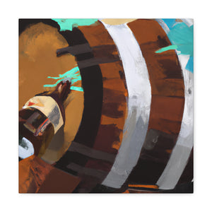 "Whiskey Barrel Surreality" - Canvas