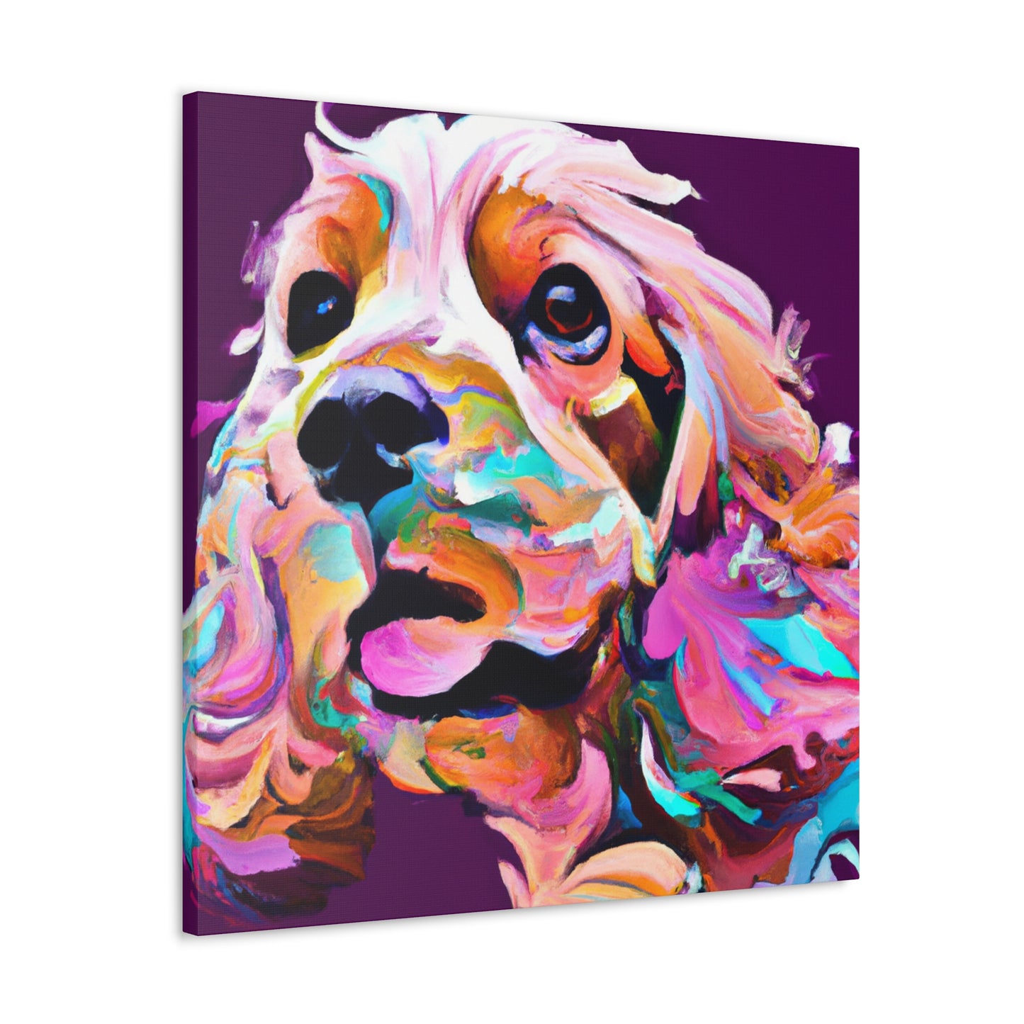 "Spaniel in the Wilderness" - Canvas