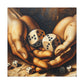 "Fortunes Unveiled: Divine Dice" - Canvas