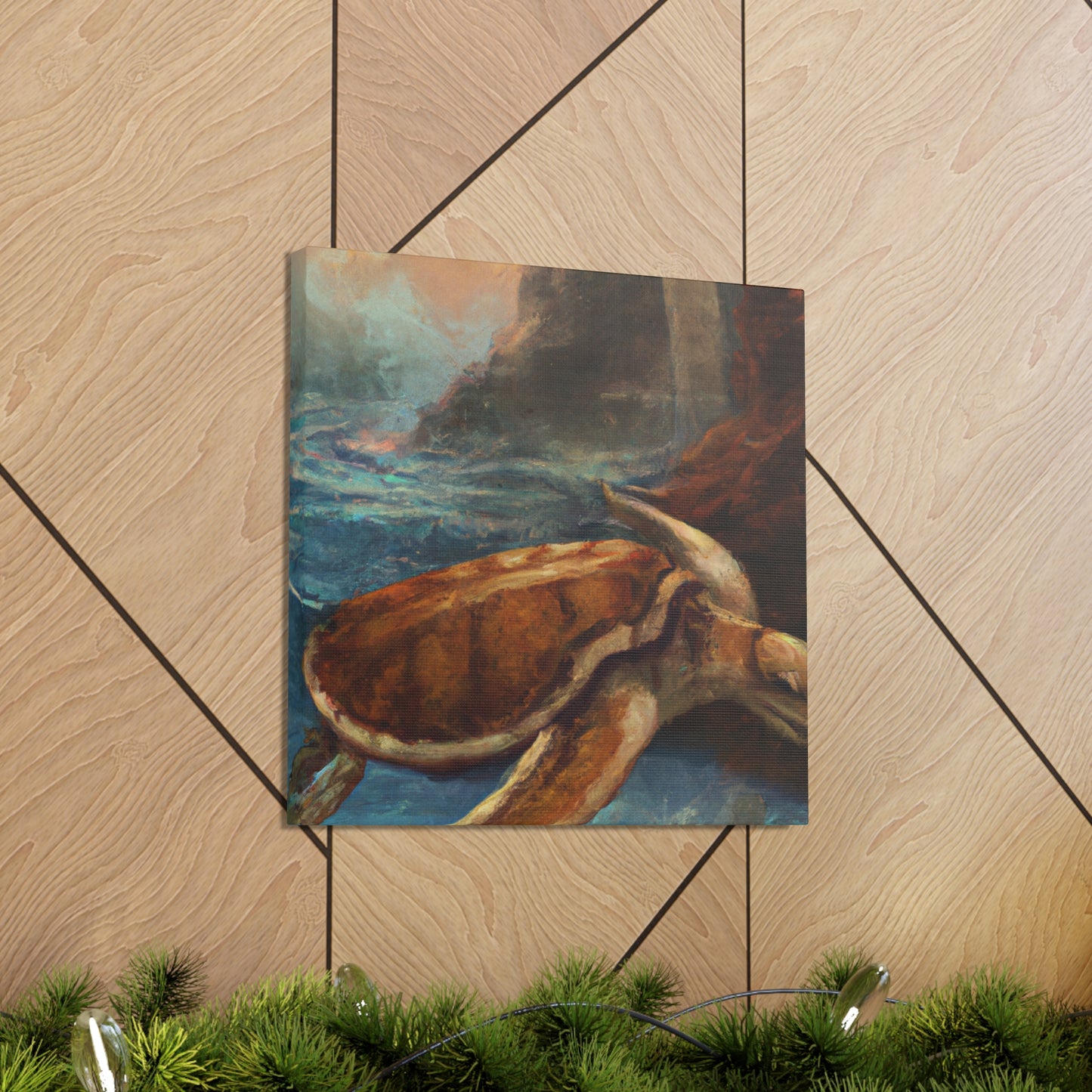 Turtle of the Sea - Canvas