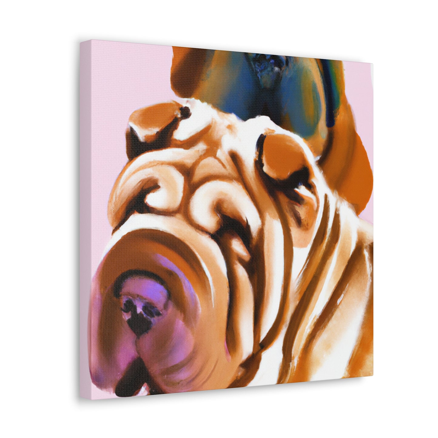 "Shar Pei Expressionism" - Canvas