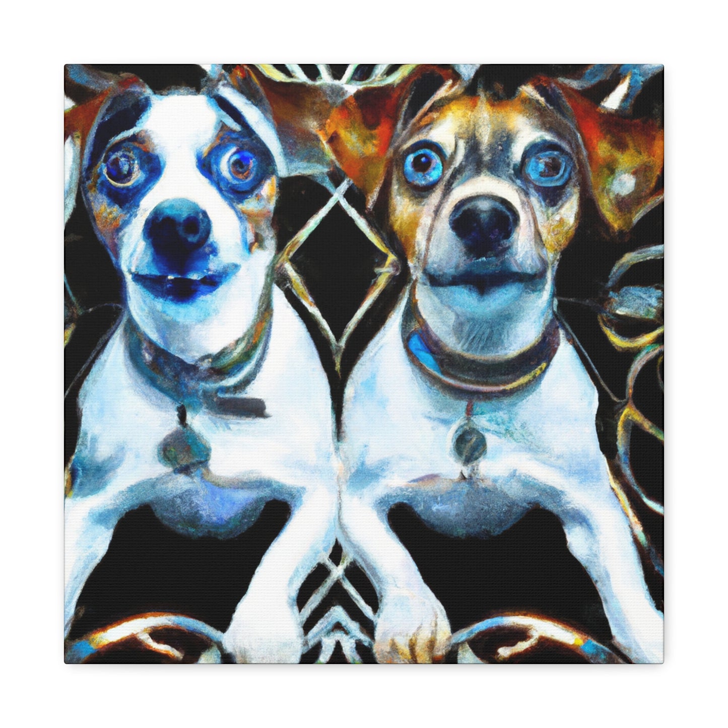 "Jack Russell Reflection" - Canvas