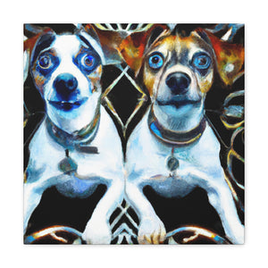 "Jack Russell Reflection" - Canvas