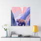 Brown Bear in Nature - Canvas