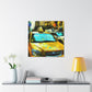 "Taxi at Dusk" - Canvas