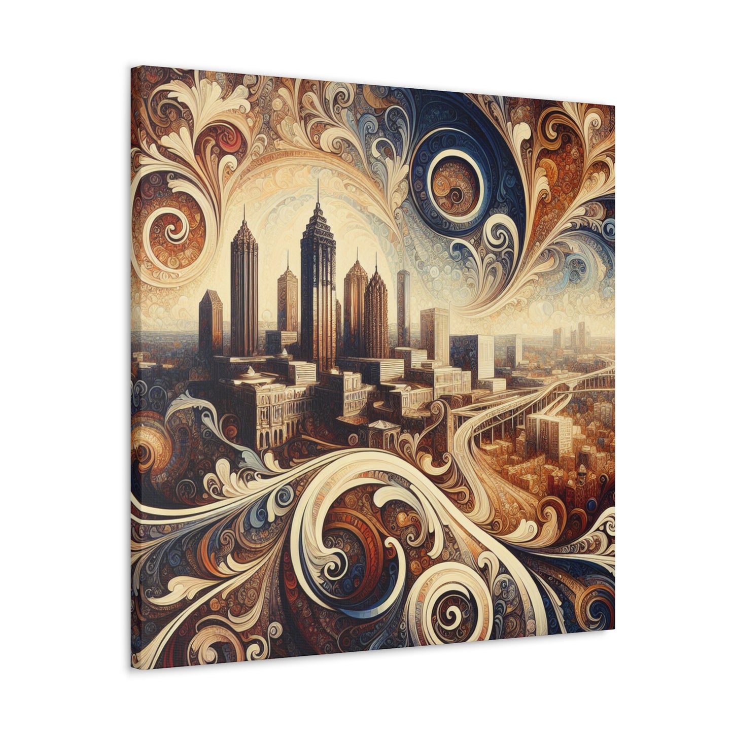 "Southern Charm Unveiled" - Canvas