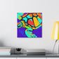 Sea Turtle Pop Brilliance - Canvas