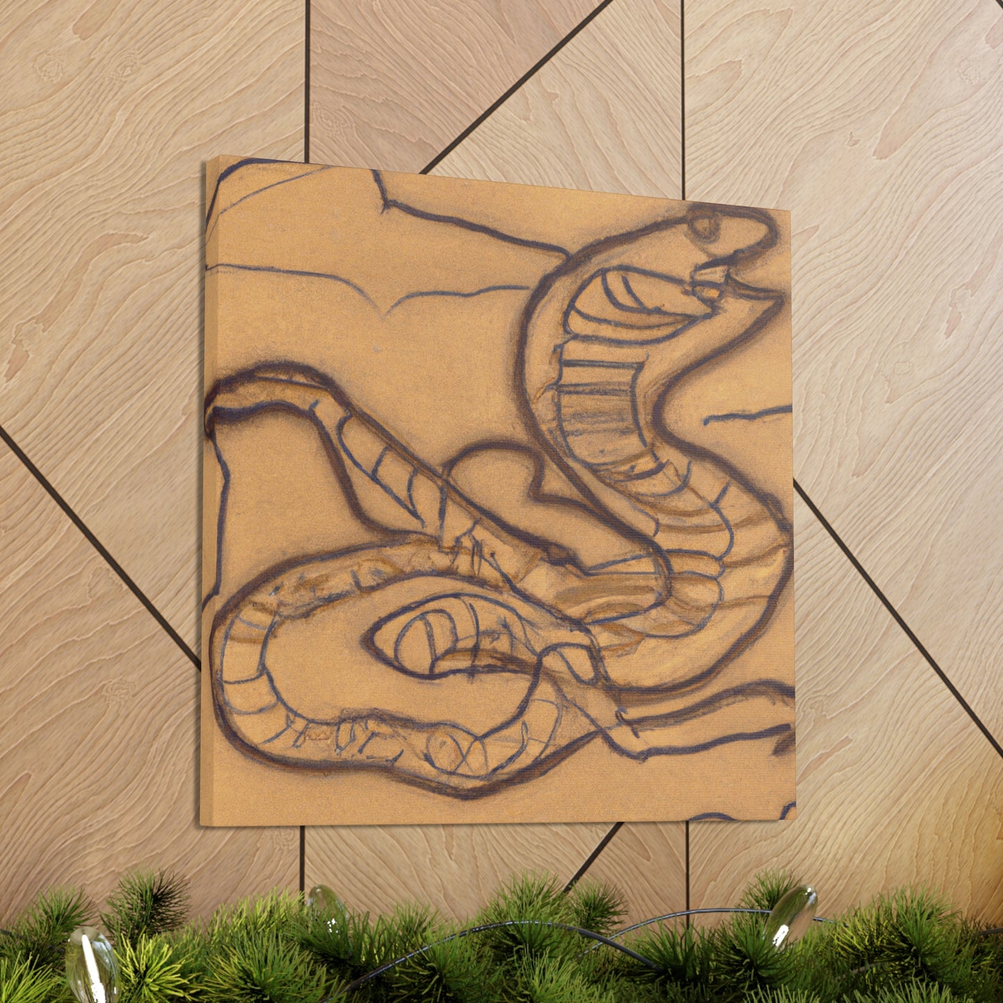 "The Rattlesnake Deco" - Canvas