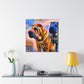 "Pensive Shar Pei Dream" - Canvas