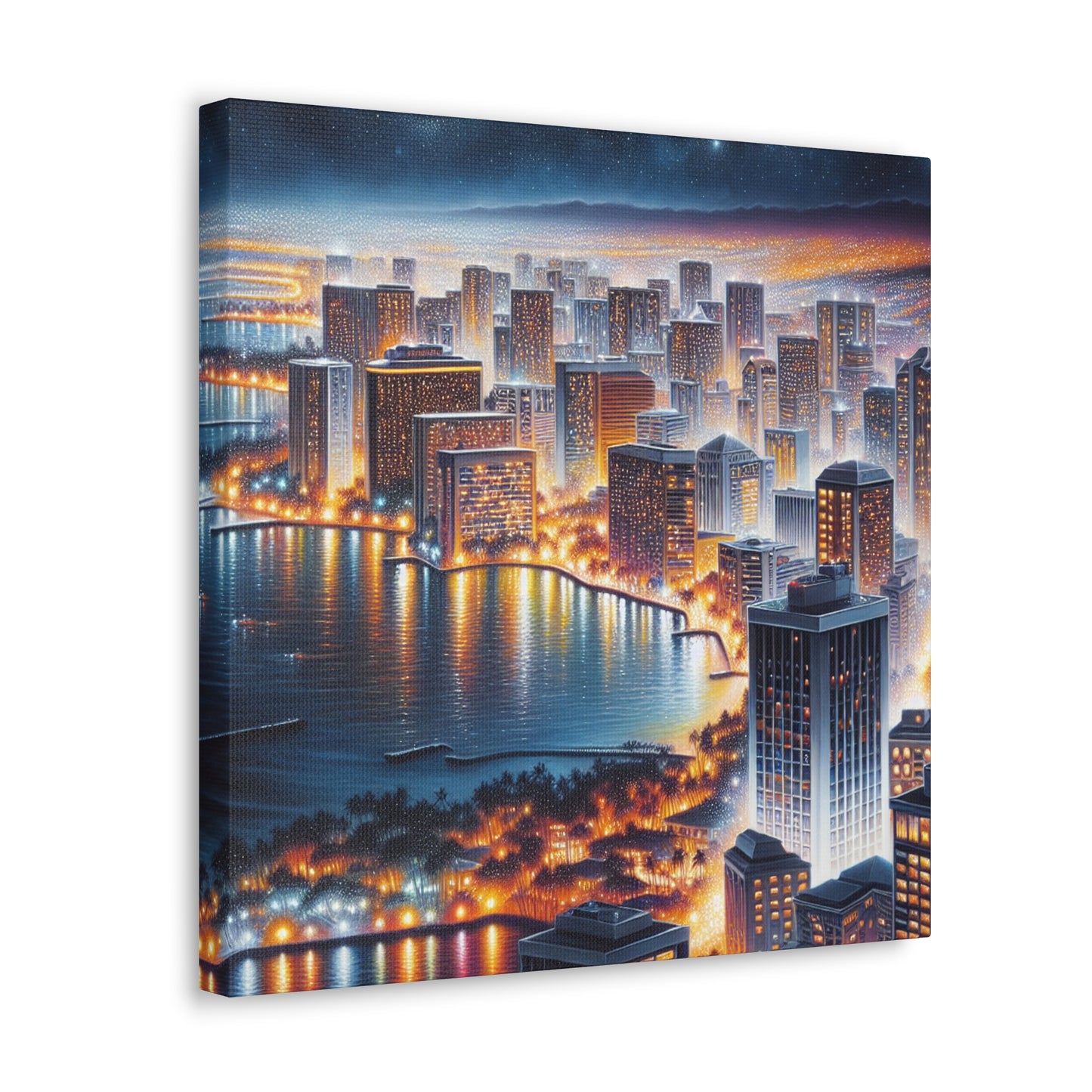 "Heavenly Honolulu Hues" - Canvas