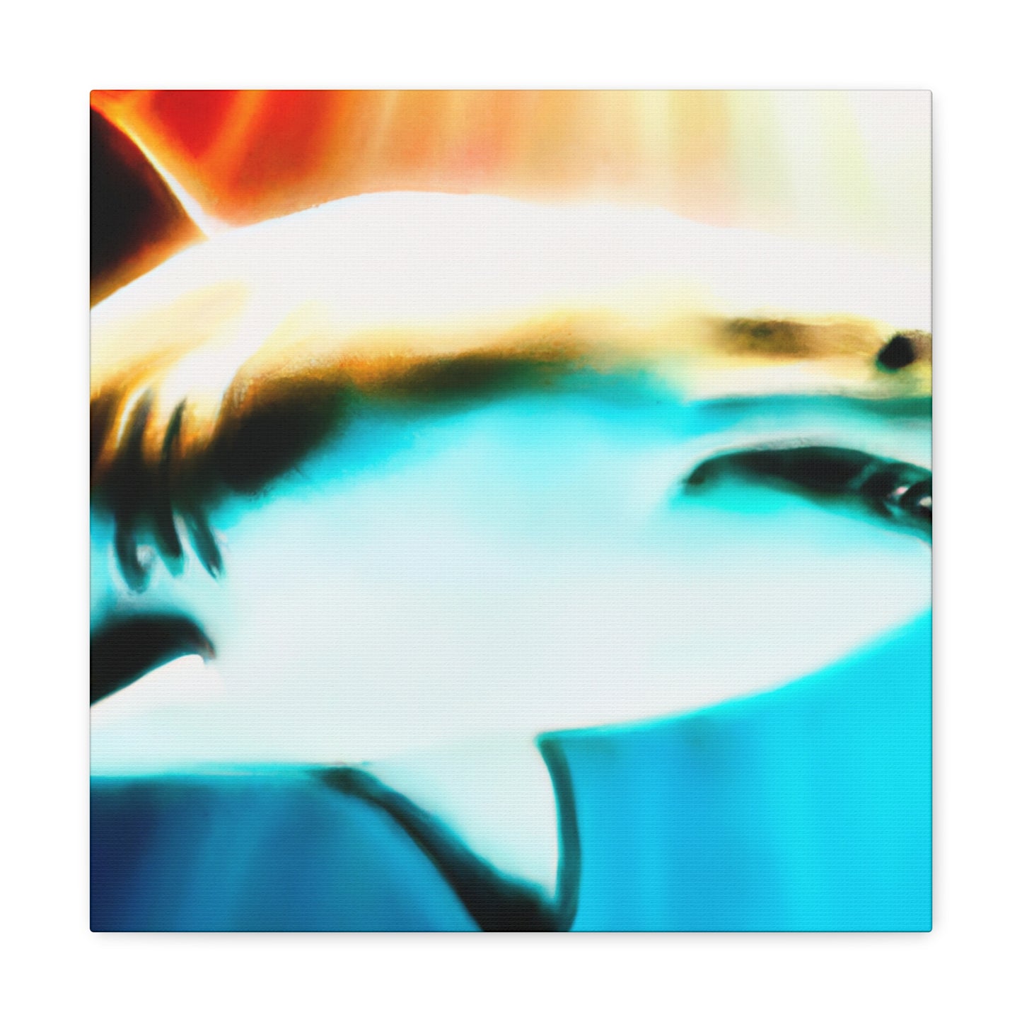 Great White Majesty. - Canvas