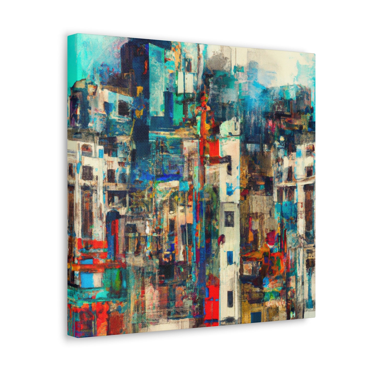 "Deco Dreams Flourish" - Canvas