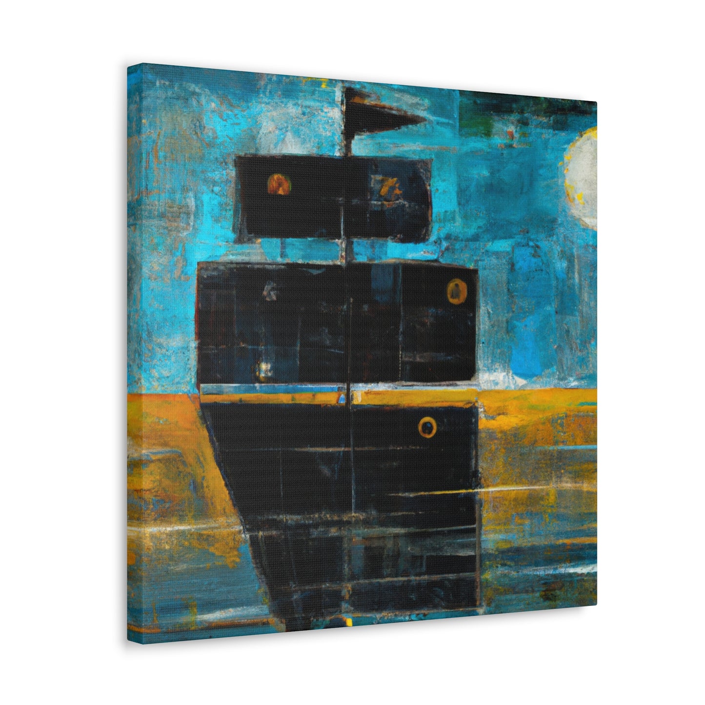 "Sea, Ship, Daze". - Canvas