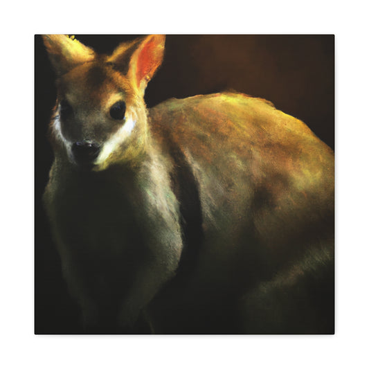 Wallaby Wonderland Scene - Canvas