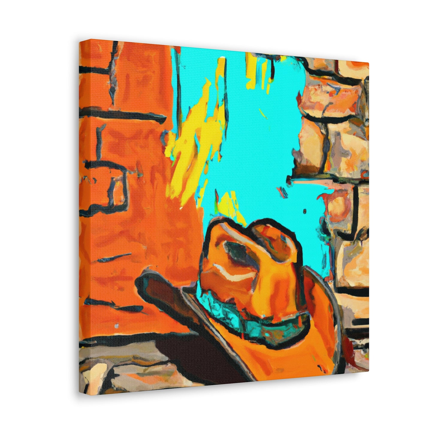 Cowboy Hat Dueling - Canvas