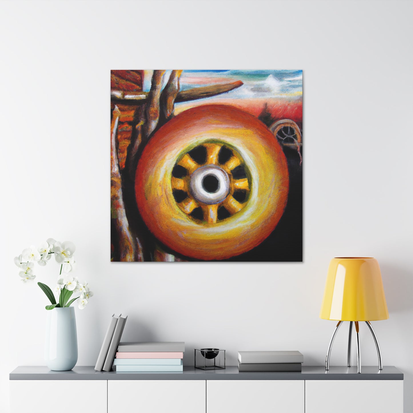 "Wheels in a Dreamscape" - Canvas