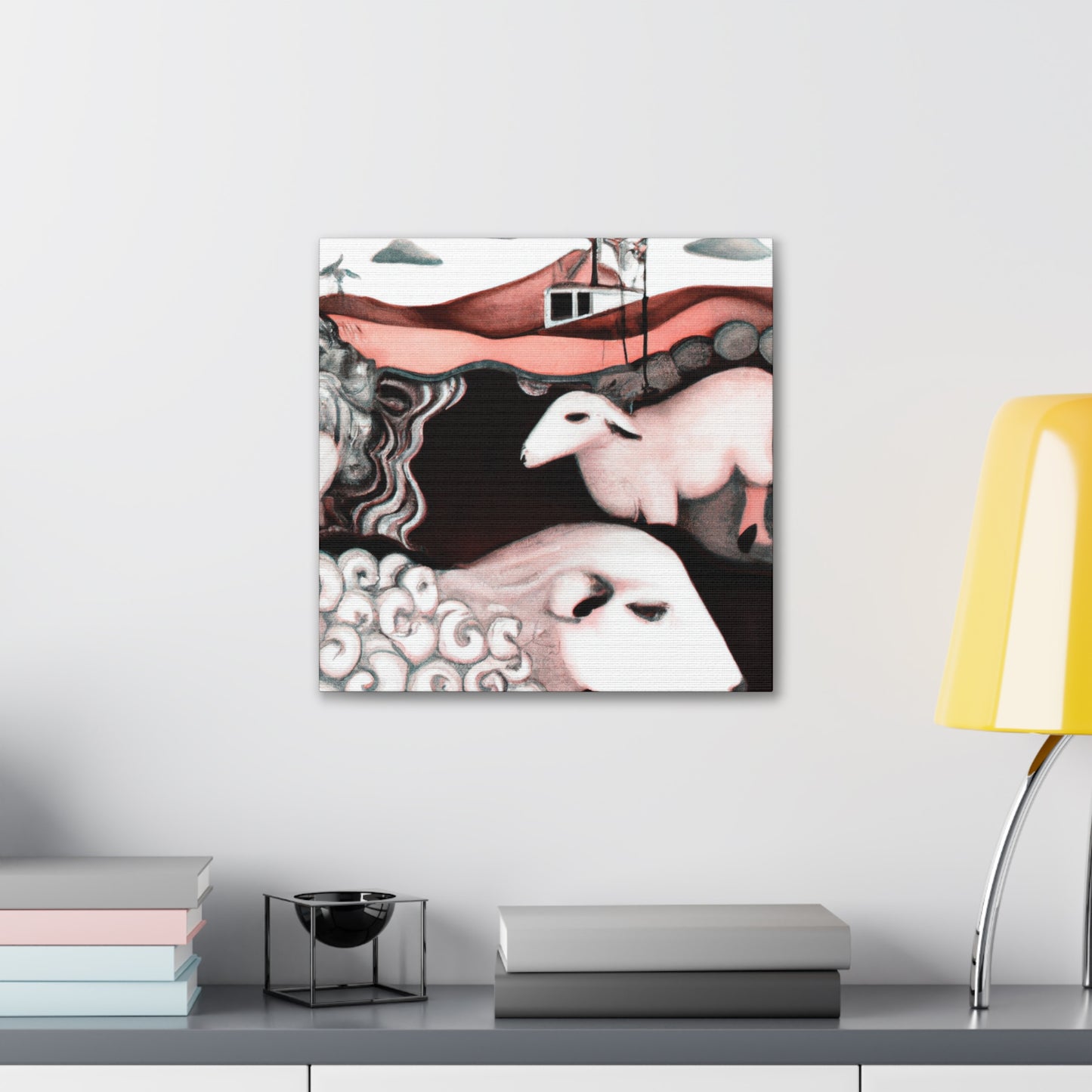 Sheep in Dreamland - Canvas