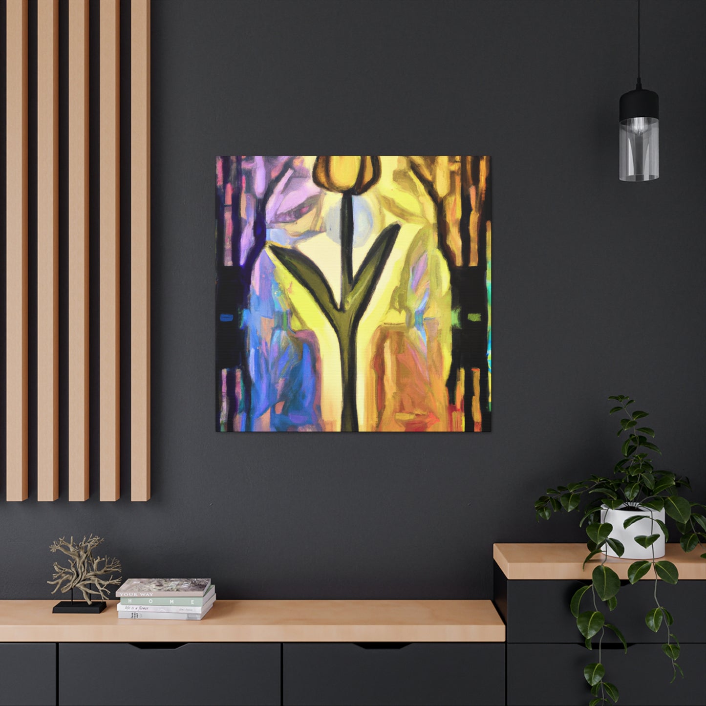 Tulip Fields in Bloom - Canvas