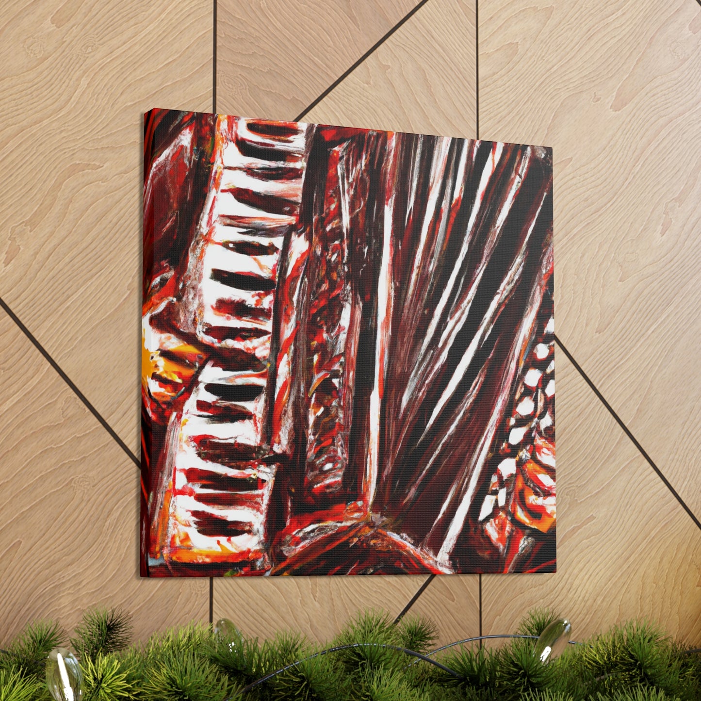 Accordion's Joyful Song - Canvas