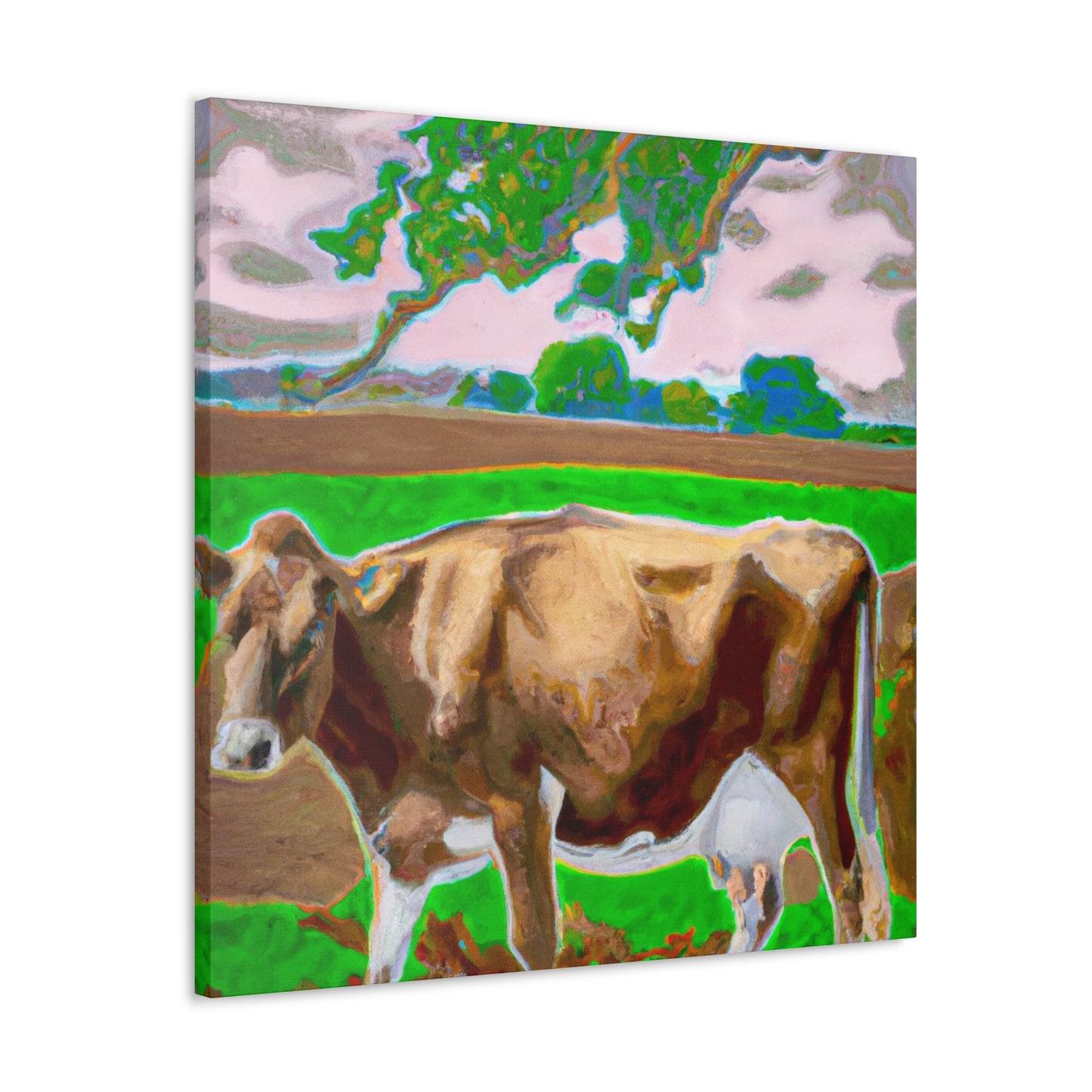 Majestic Jersey Cattle - Canvas