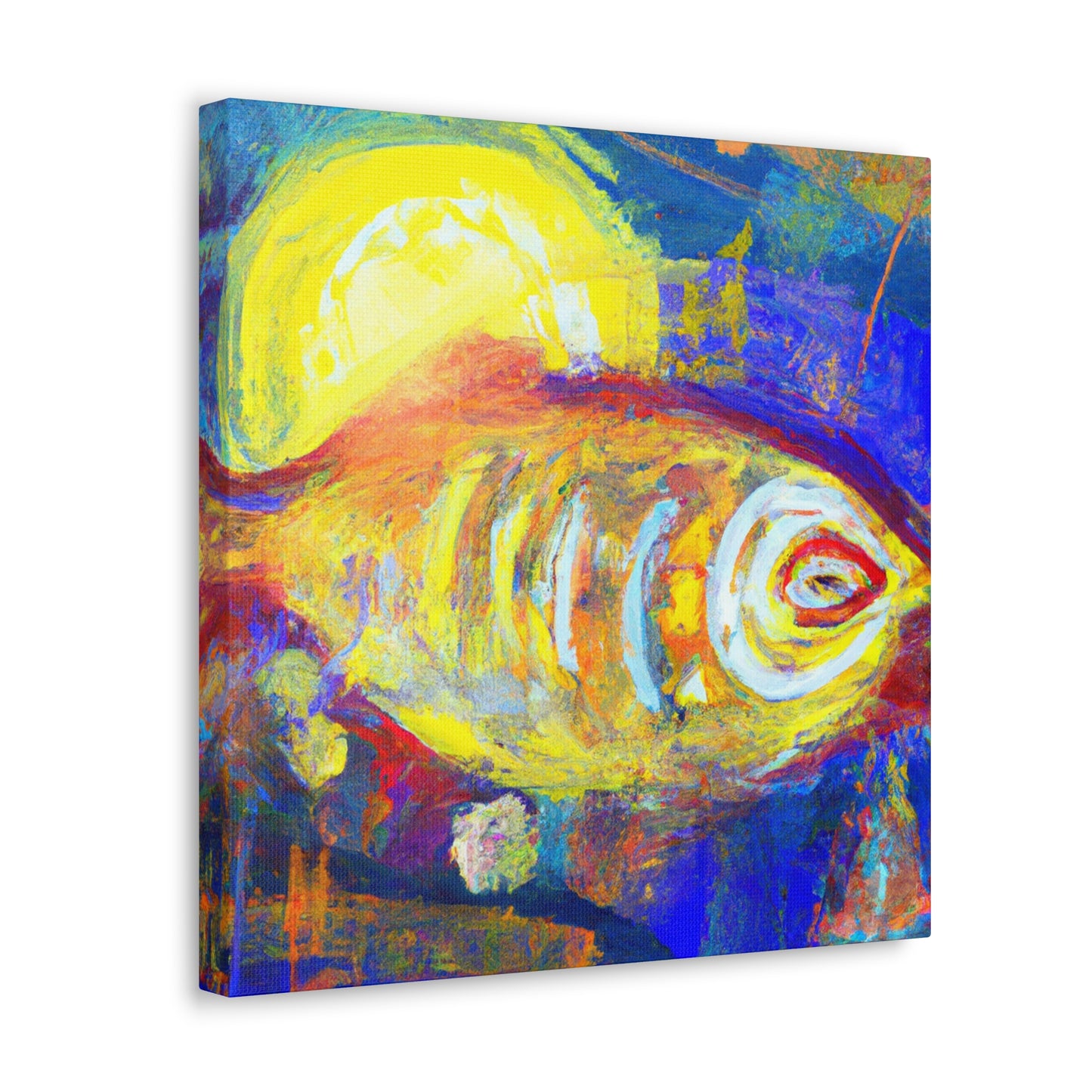 Fish in Expressionism - Canvas