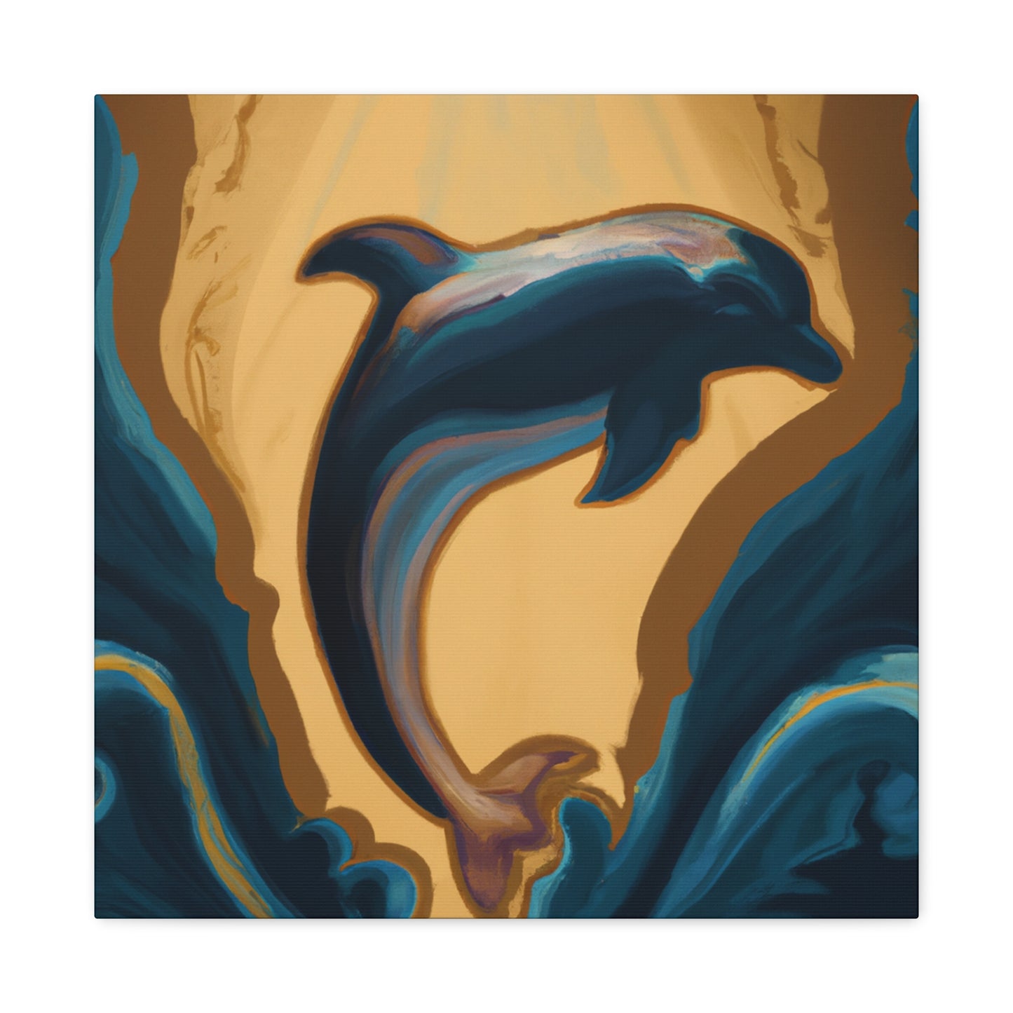 Dolphin's Grand Splendor - Canvas