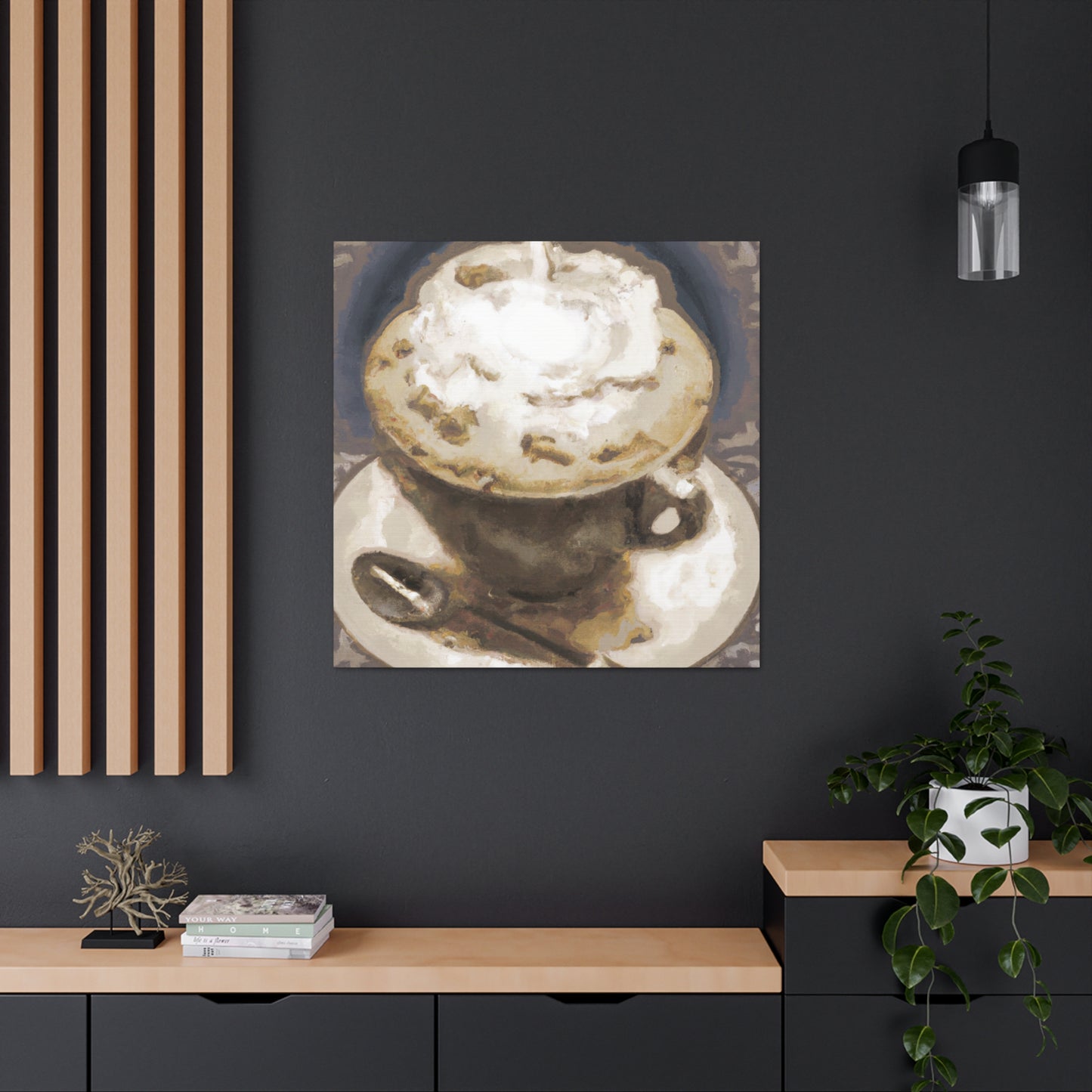 "Cappuccino in Rococo." - Canvas