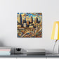 "Vibrant City Spectrum" - Canvas