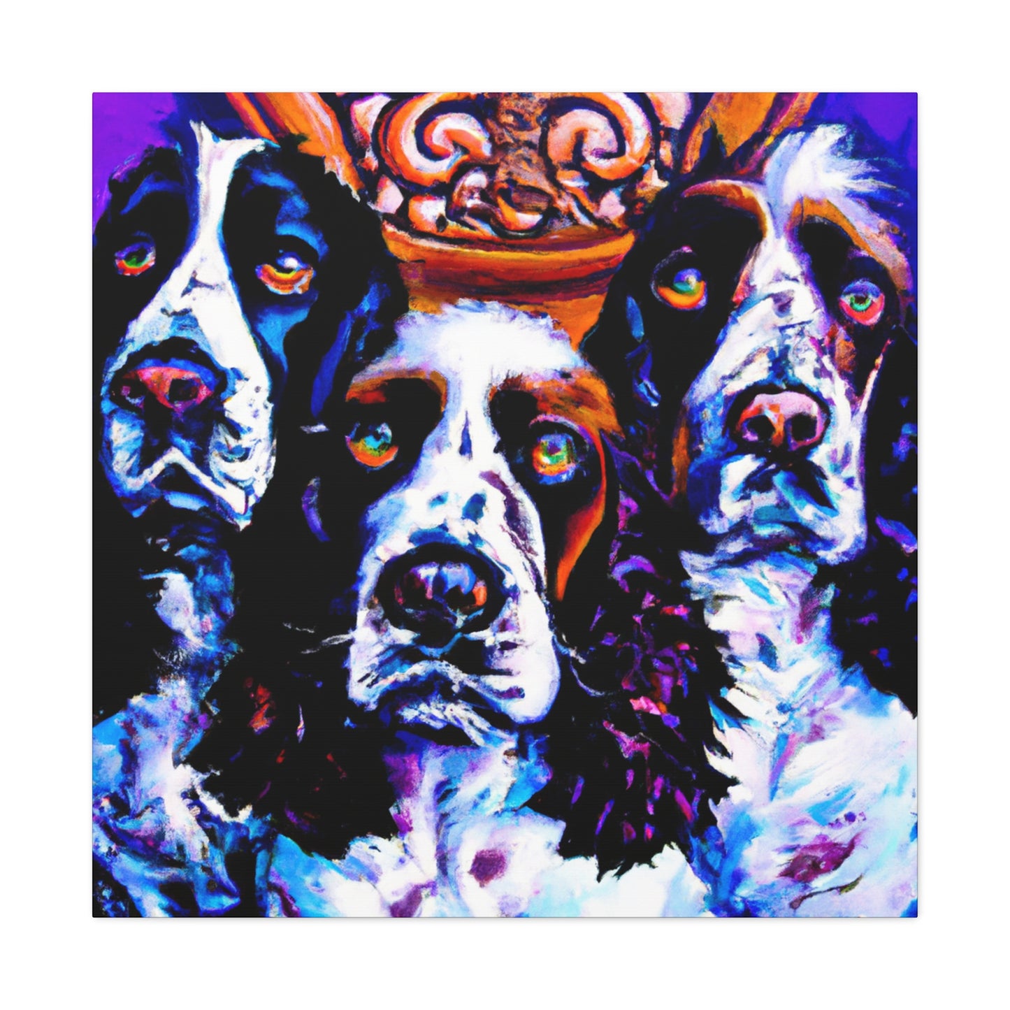 "A Surreal Springer Spaniel" - Canvas