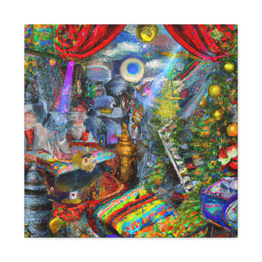 Santa's Surreal Workshop - Canvas