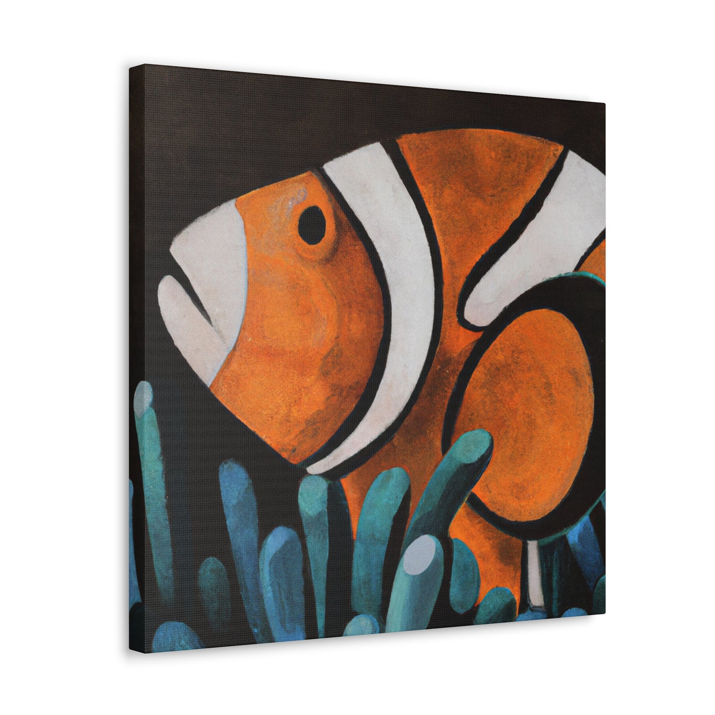 "Funny Clownfish Artwork." - Canvas