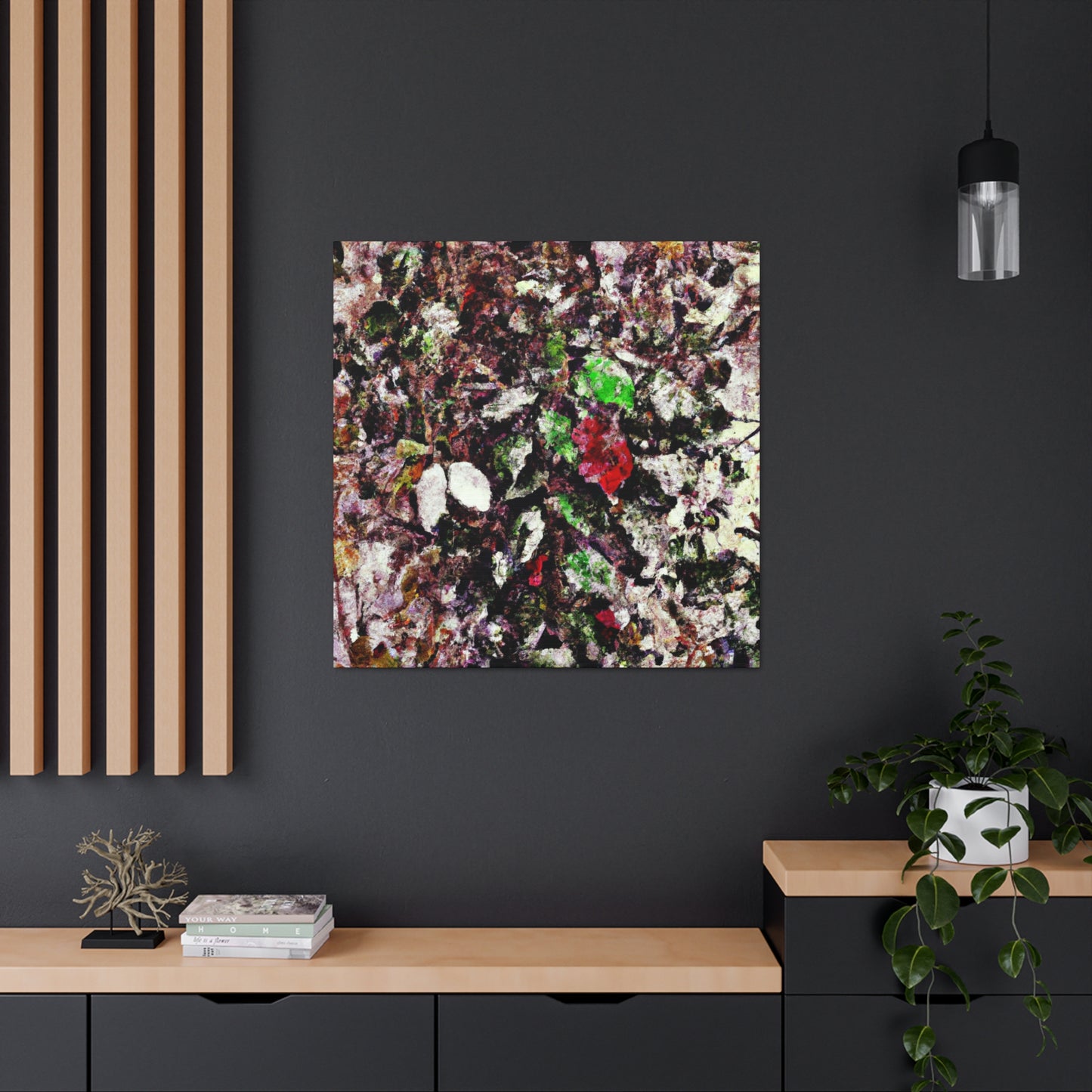 Rose in Abstraction - Canvas